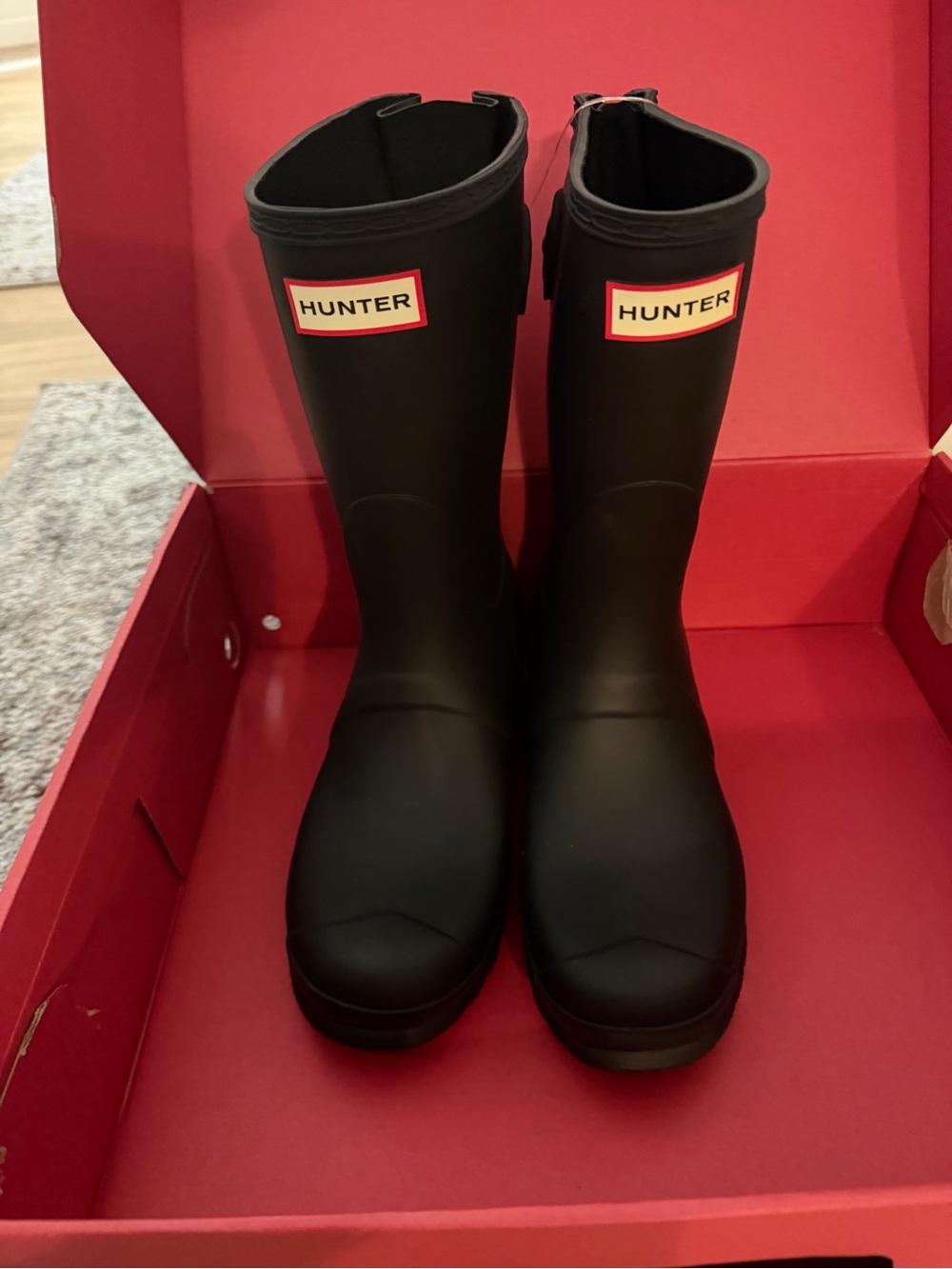 HUNTER BOOTS WOMENS ORIGINAL SHORT BACK ADJUSTABLE BOOT
